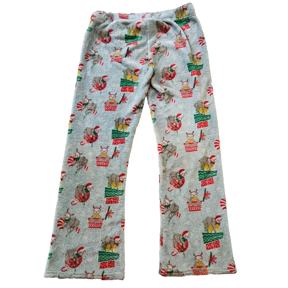 Daydream Women’s S Fleece Pajama Pants Reindeer Christmas Soft Cozy Sleepwear - Picture 4 of 9